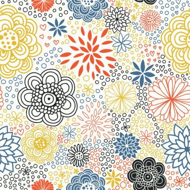 Kusursuz çiçek deseni