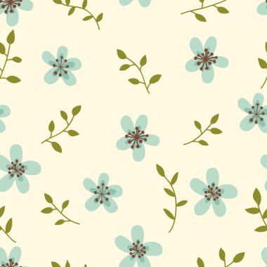 Kusursuz çiçek deseni