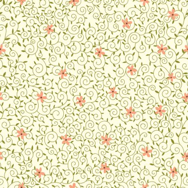 Kusursuz vektör çiçek deseni
