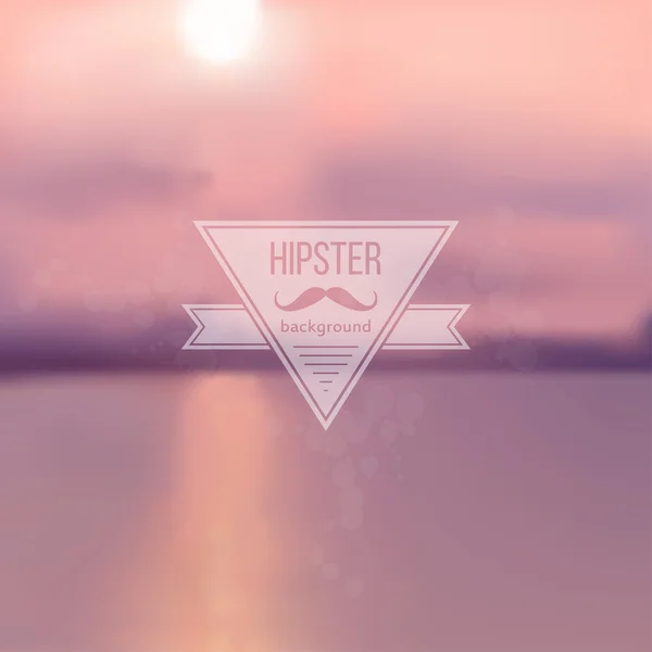 Hipster borrosa fondo — Vector de stock