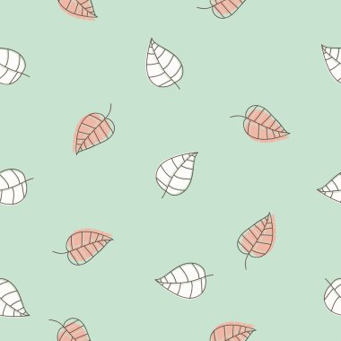 Kusursuz yaprak deseni