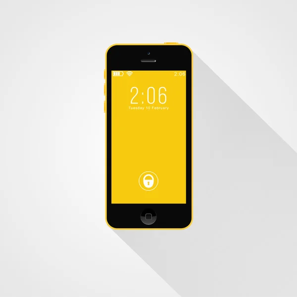 Gerçekçi mükemmel detaylı modern akıllı telefon