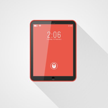 Modern akıllı telefon yalıtım vektör