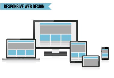 elektronik cihazlarda tam olarak yanıt veren web tasarım