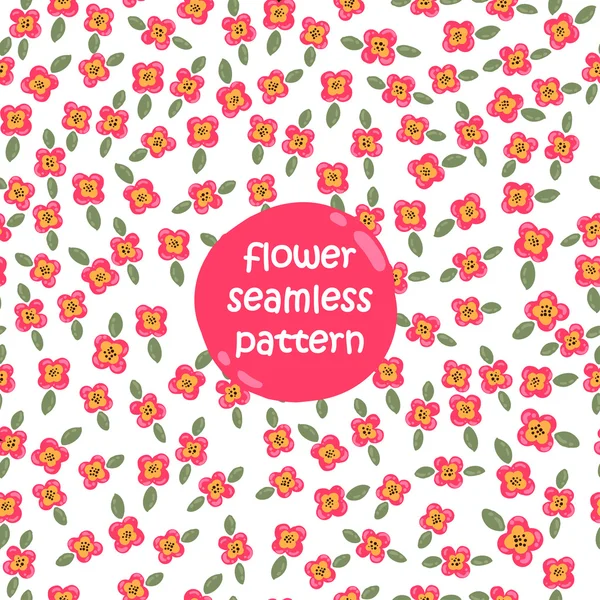 Seamless floral pattern. — Stock Vector