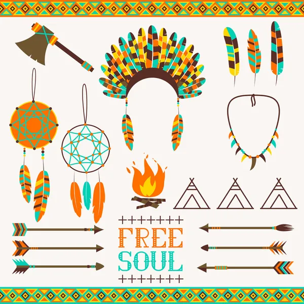 oklar, Hint elemanları, Aztek sınırları