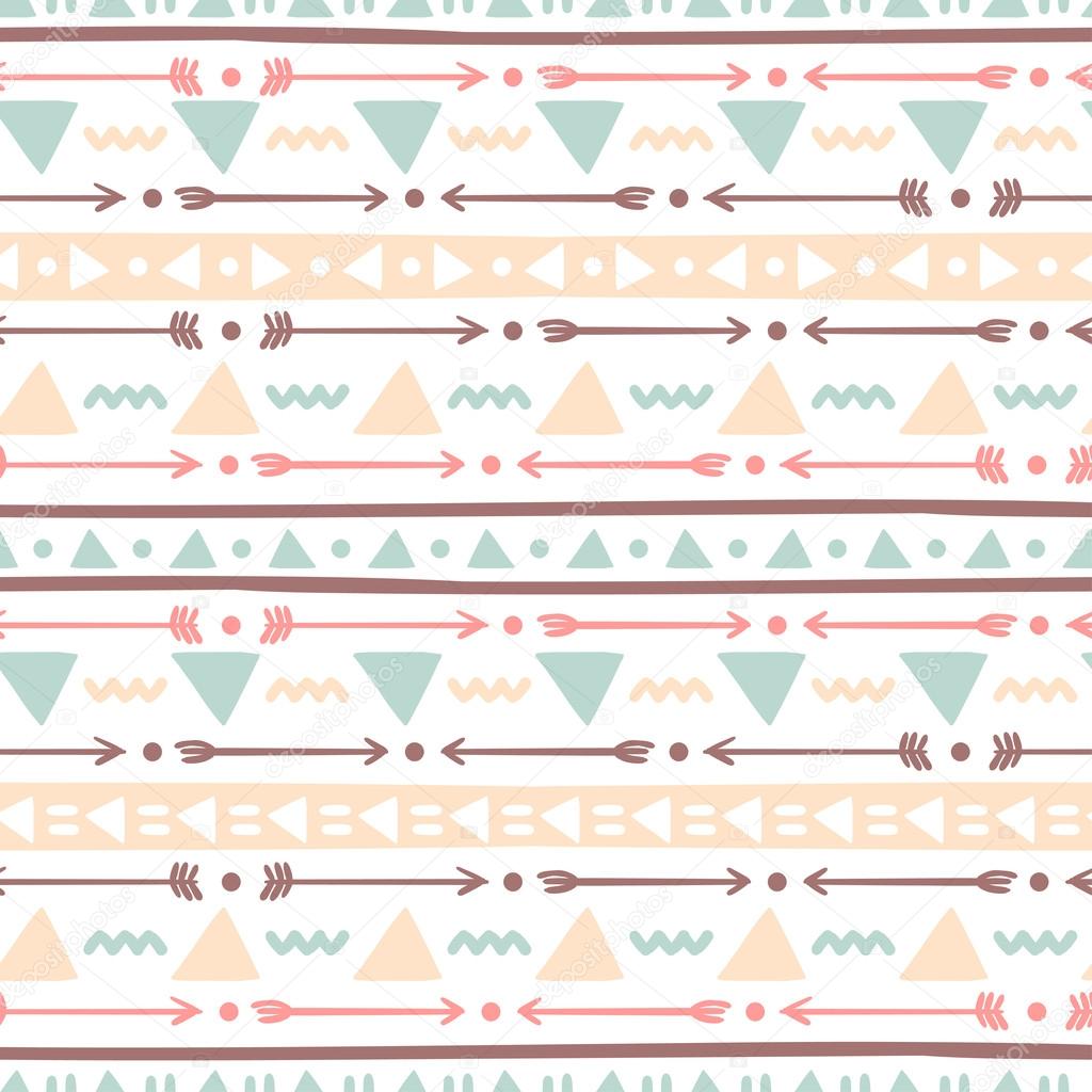Colorful simple seamless vector pattern.