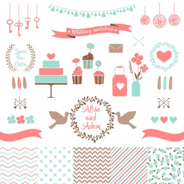 Düğün tasarımı için ayarla