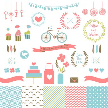 Düğün tasarımı için ayarla.