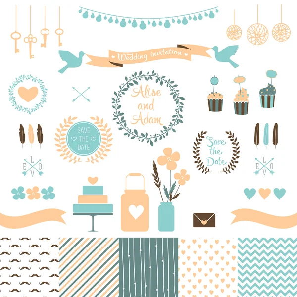 Düğün tasarımı için ayarla.