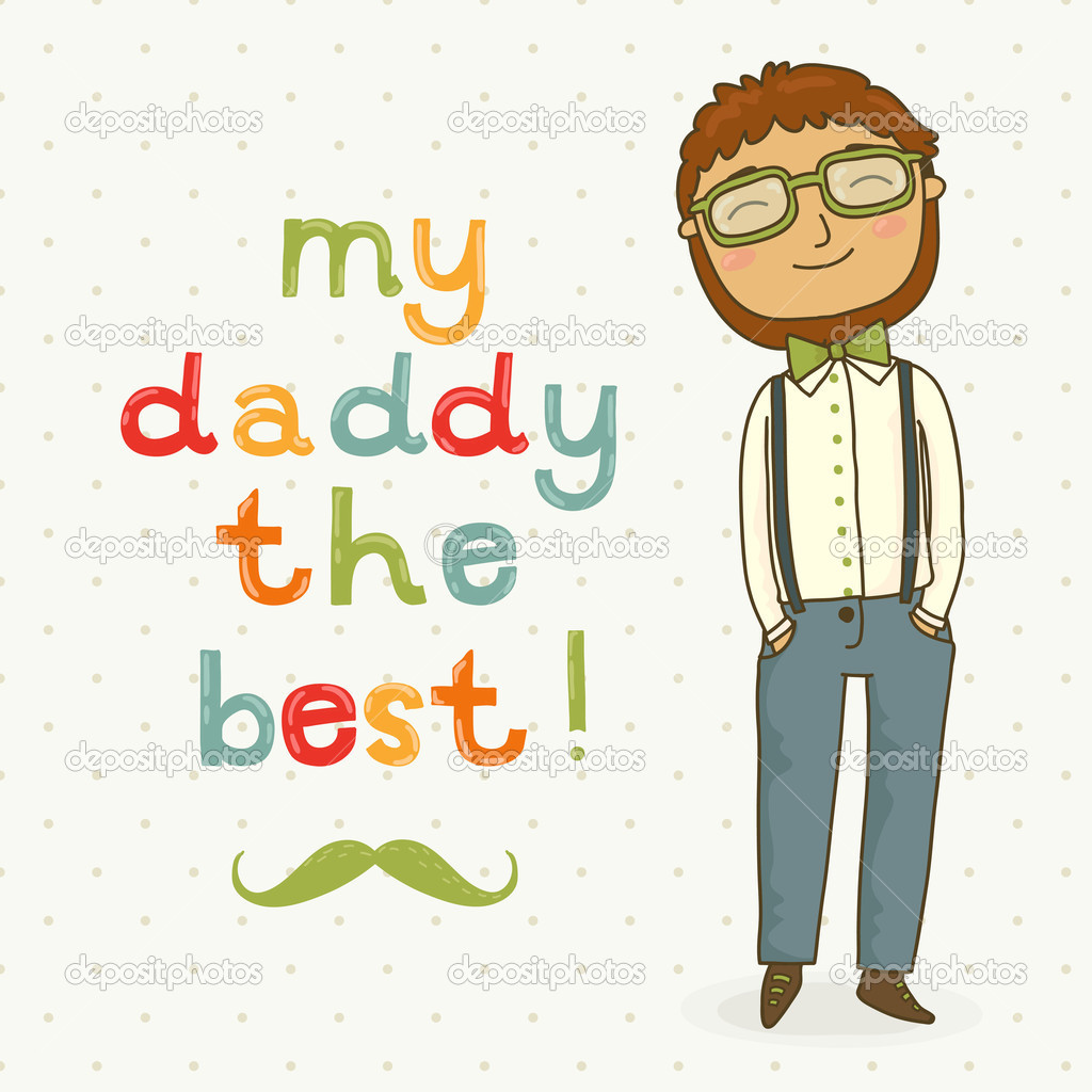 Father day greeting card