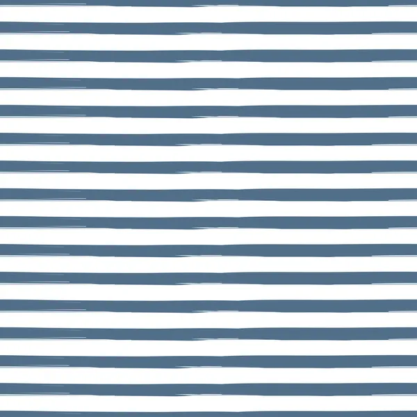 Striped seamless pattern inspired by navy uniform in shades of aqua blue. — Stock Vector