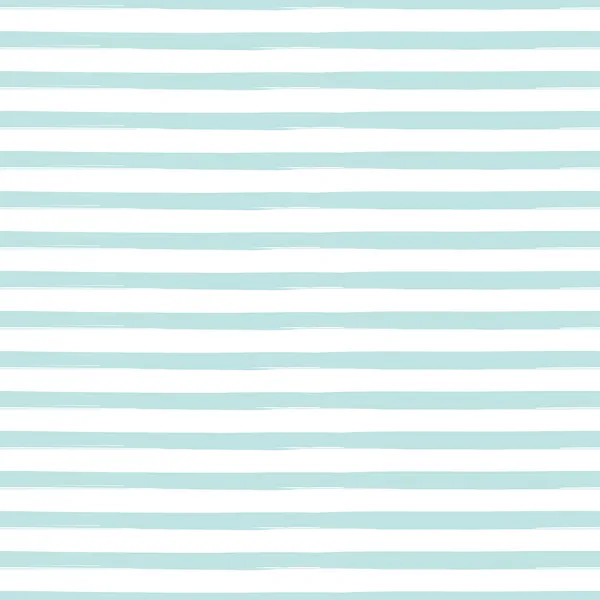 Striped seamless pattern inspired by navy uniform in shades of aqua blue. — Stock Vector