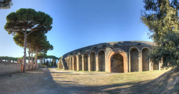 Pompeii içinde tiyatro - Stok İmaj
