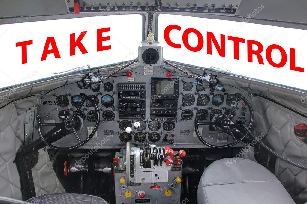 DC3 cockpit interior horizontal