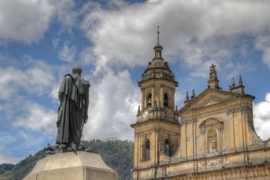 Bogota katedral bolivar ve monserrate