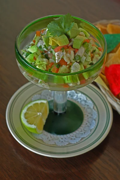 Meksika tarzı ceviche