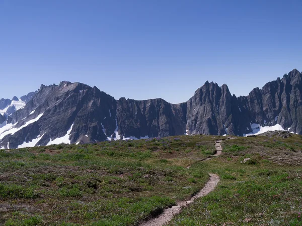 Remote Mountain Hiking Trail