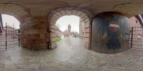 Stock image The imperial castle of Nuremberg in Germany 360 degrees photo