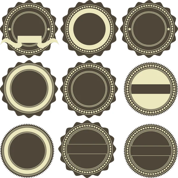 Vintage emblems — Stock Vector