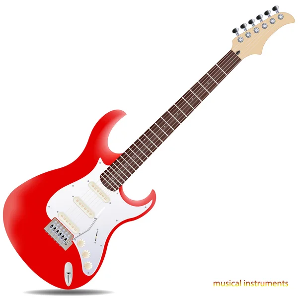 Electric guitar — Stock Vector