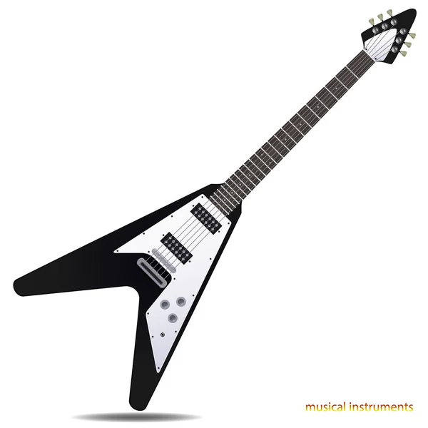 Electric guitar — Stock Vector