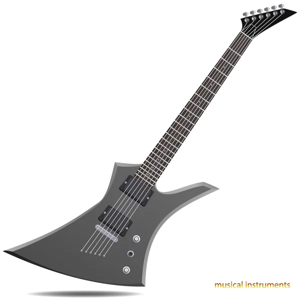 Electric guitar — Stock Vector