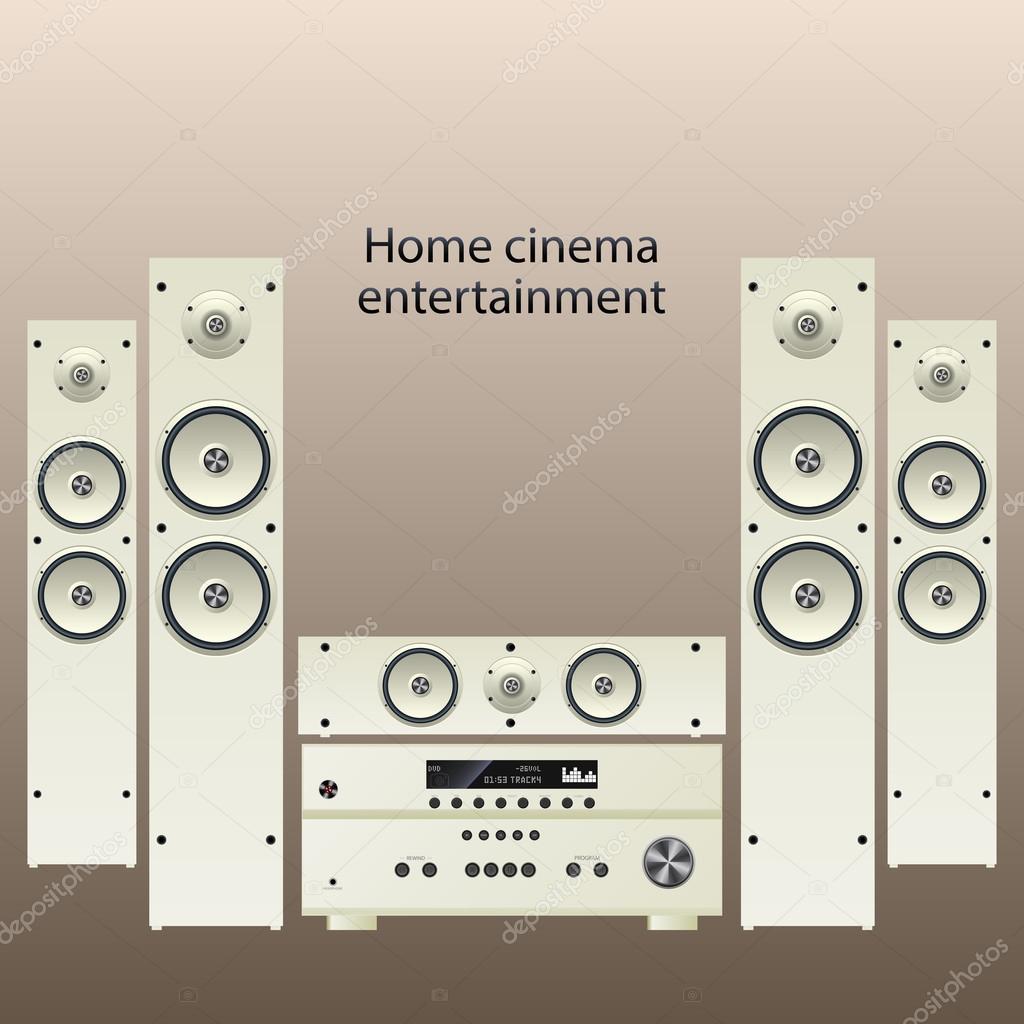 Home cinema speker system