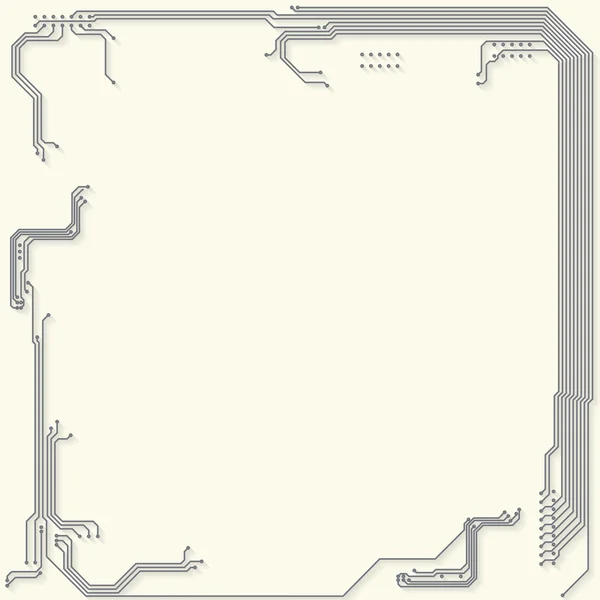 Fondo de microchip — Archivo Imágenes Vectoriales