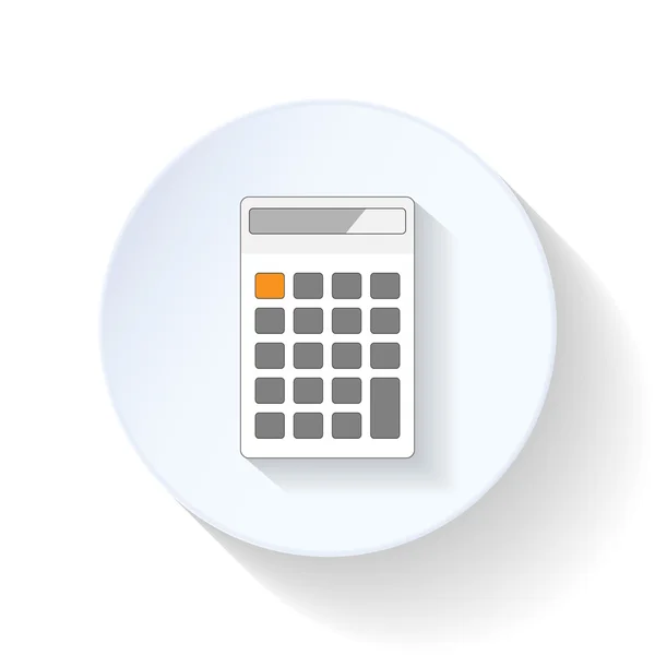 Calculatrice icônes plates — Image vectorielle