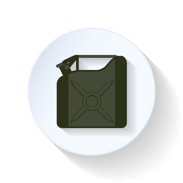 Conteneur service icône plate — Image vectorielle