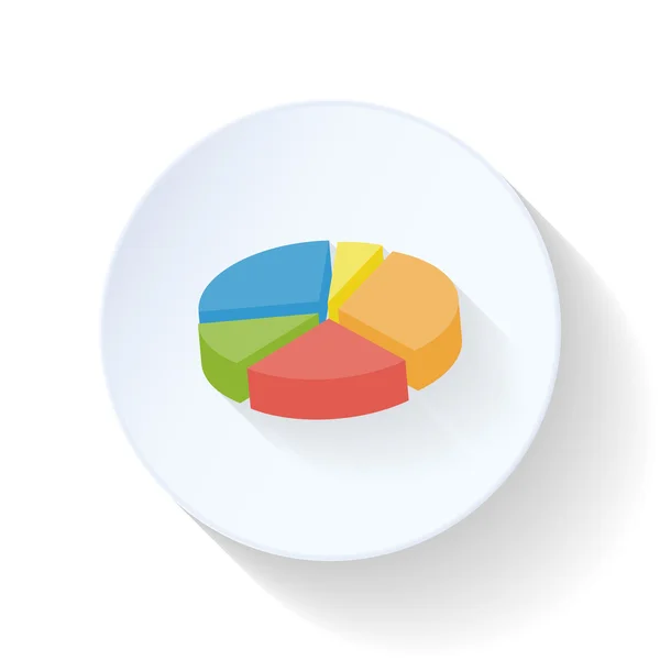 Pie icono plano — Archivo Imágenes Vectoriales