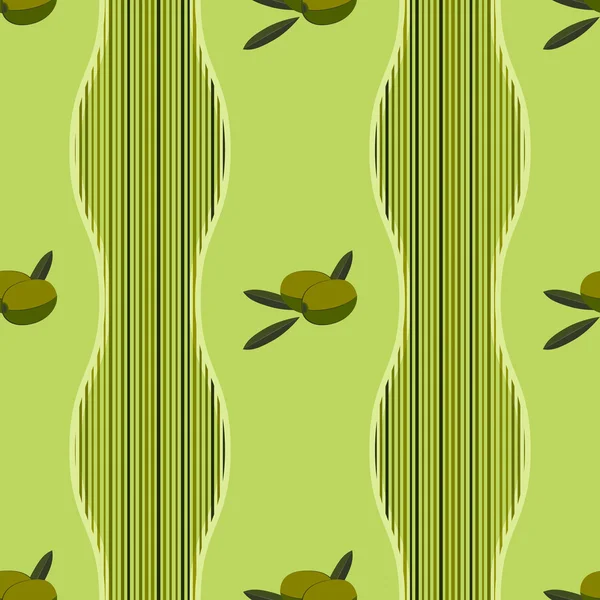 Contexte avec les olives — Image vectorielle