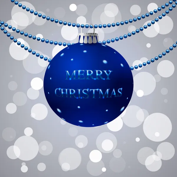 Jul och nyår vykort — Stock vektor