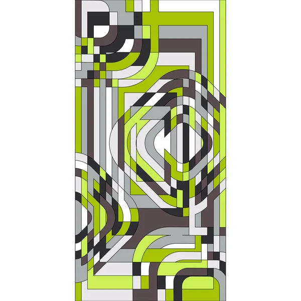 soyut vitray pencere