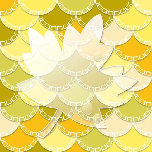 Cadre créatif en couleurs d'automne — Image vectorielle