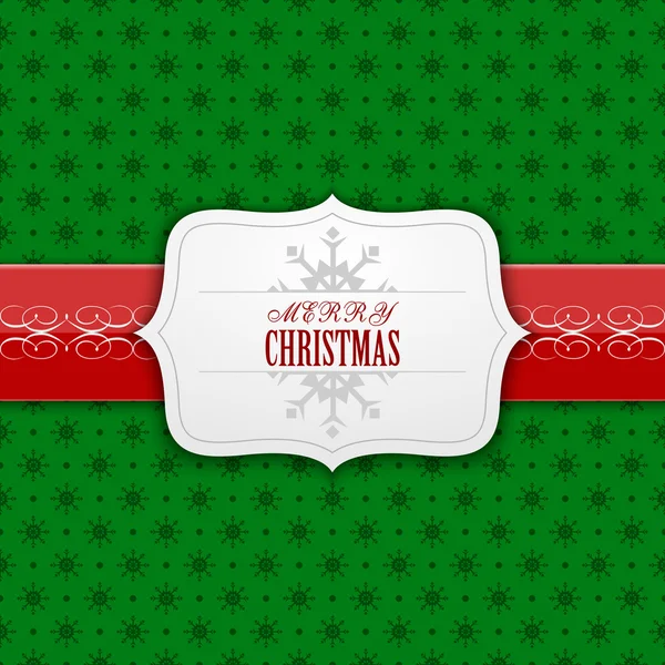 Joyeux Noël carte postale — Image vectorielle