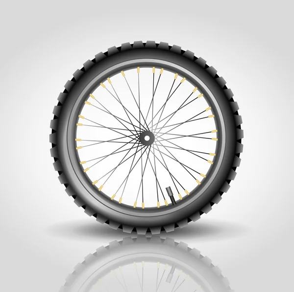 Велосипед колесо — стоковий вектор