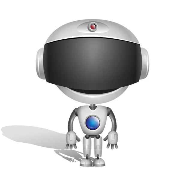 Robot vector cu indicator de ecran — Vector de stoc