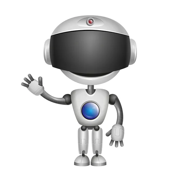 Vector schattig robot — Stockvector