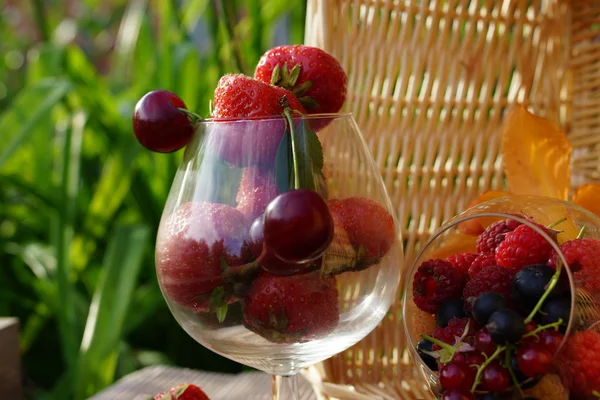 Frisse zomer bessen — Stockfoto