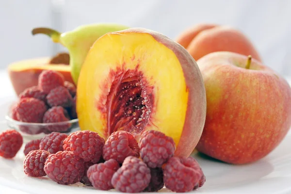 Zomer fruit assortmet — Stockfoto