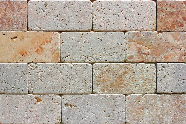 Natural stone tiled background — Stock Photo, Image
