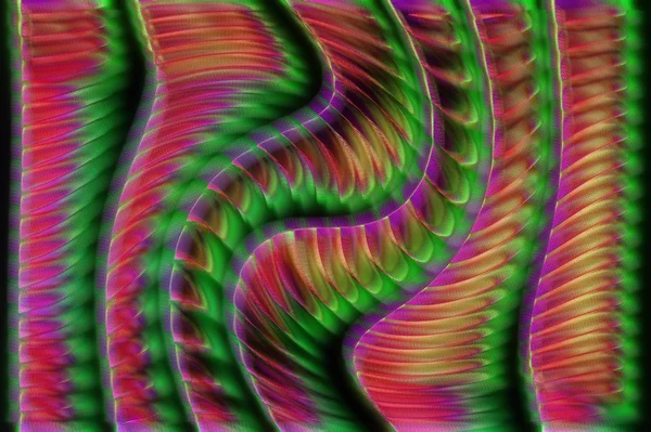 Abstract twisting shape digital art background — Stock Photo, Image