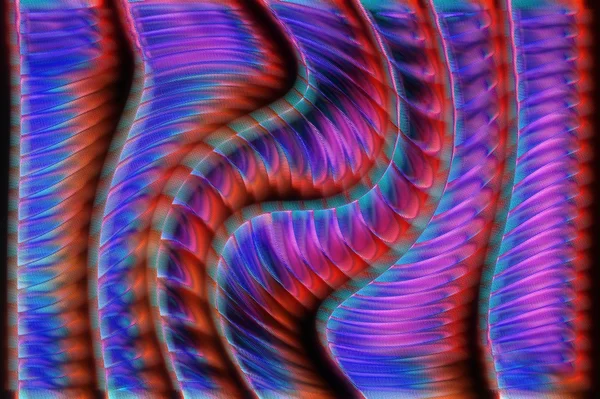 Abstract twisting shape digital art background — Stock Photo, Image