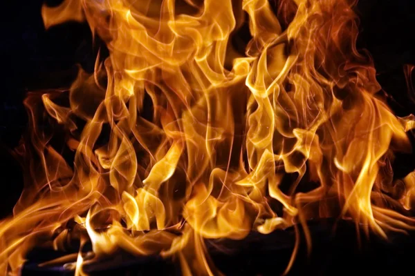 Burning Firewood XXXL — Stock Photo, Image