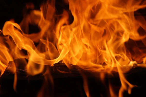 Blazing fire and flames XXXL — Stock Photo, Image