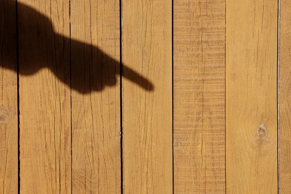 Shadow of a hand with a index finger, XXXL image with free space — Stock Photo, Image