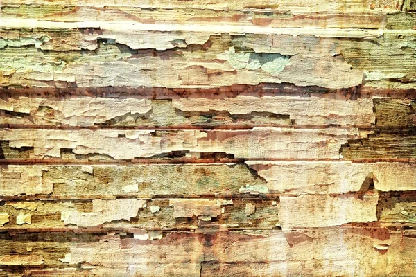 Verweerde houten paneel achtergrond en textuur — Stockfoto
