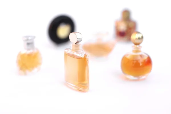 Zestaw luksusowych perfum butelek — Zdjęcie stockowe